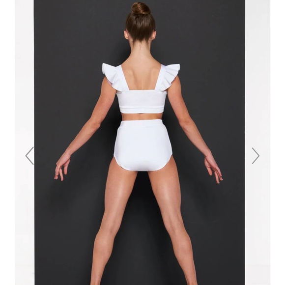 Kellé Costume On The Rise custom purple crop top and navy overalls Size teen/LC - Picture 10 of 11